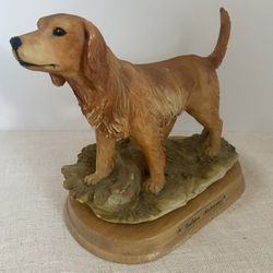 Vintage Golden Retriever dog Figurine