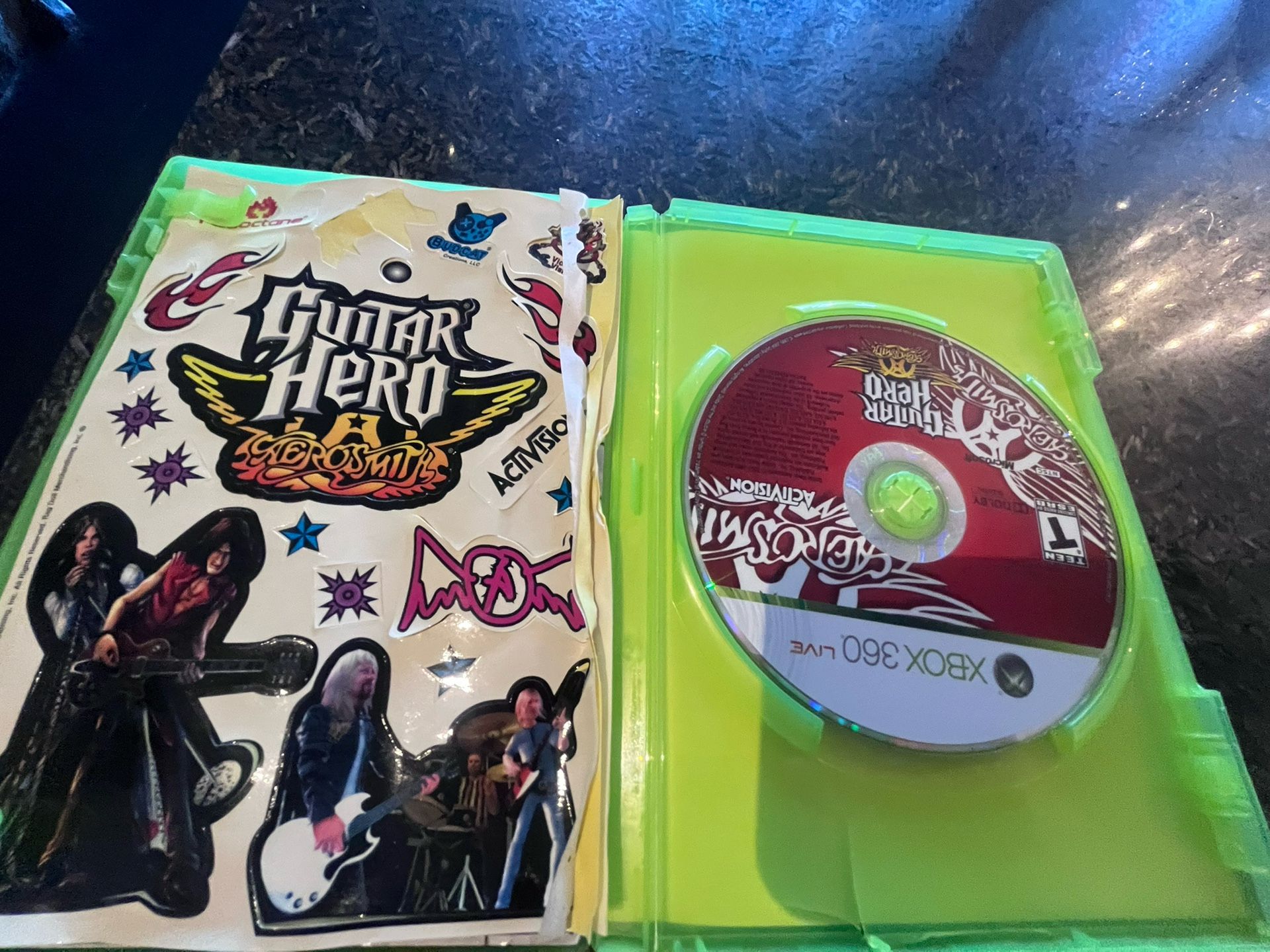 Xbox 360 Guitar Hero Aerosmith Game