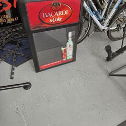 Bacardi And Coke Light Up Sign & Mirror