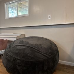 Gray Bean Bag Chair 