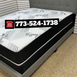 Queen Bed Headboard Frame With Mattress Set Included Brand New In Box 📦 Same Day Delivery 🚚 Available In All Sizes 
