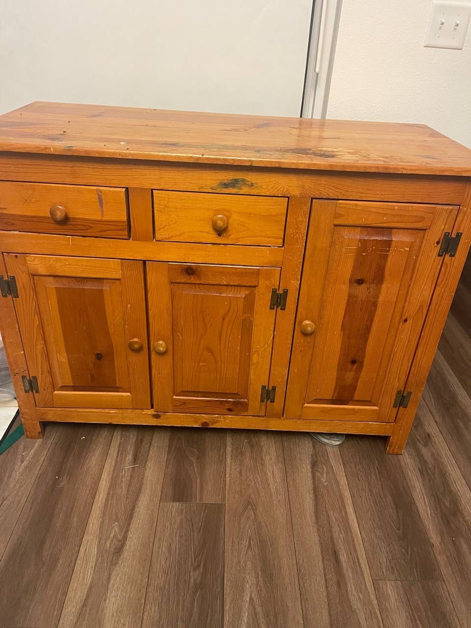 🪵 Wooden Storage Cabinet – For Sale! 🪵