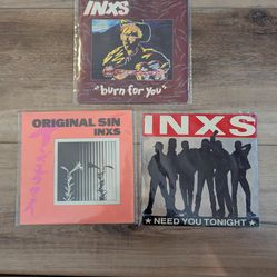 INXS 45 rpm singles - lot of 3