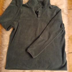32 Degree Heat Women's Fleece Pullover Jacket Warm 1/4 button - Size L