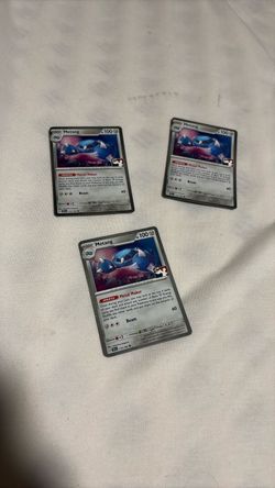 Metang Pokémon Trading Cards x3