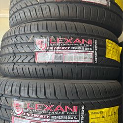Lexani LX-Twenty 225/45/19 -55,000 Mile Tire