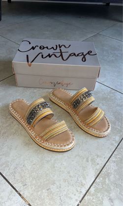 Crown Vintage Women’s Sandals, Size 7