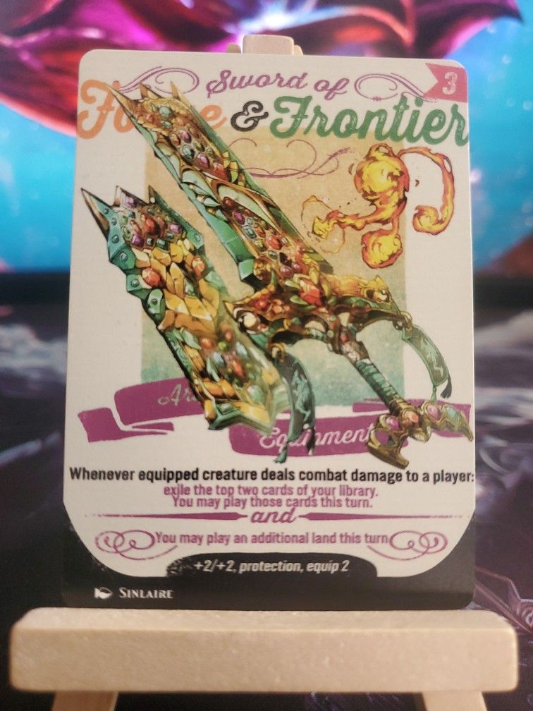 Magic The Gathering Custom Proxy Sword & Frontier