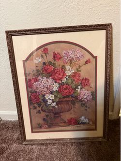 Barbara Mock Framed Floral Art Prints Set