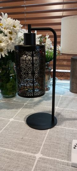 16" Table Lamp with Remote Control and Rechargeable LED Bulb