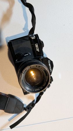 1970's Canon 35mm Film Camera w/ FD 50mm Lens – Untested