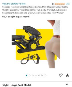 Stepper Machine with Resistance Bands