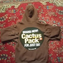 Travis Scott Cactus Jack x McDonald’s “Cactus Pack” Hoodie Brown Size Large