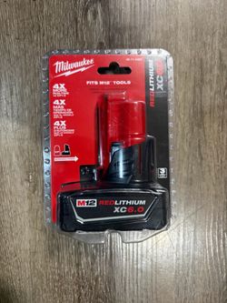 Milwaukee M12 6.0ah Battery