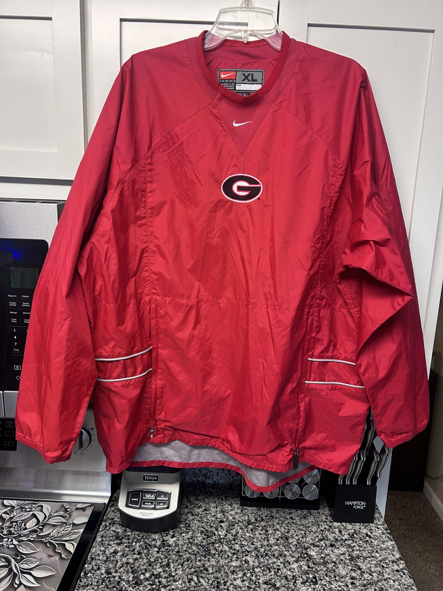 Nike Nylon Windbreaker Pullover Jacket Size XL