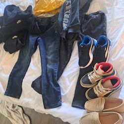 Boys 6/7 Clothes Lot and Shoes