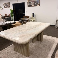  #Last Days#Needs to go# Charity Real Marble Dining Table $10 Down Payment Financing And Delivery