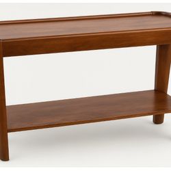Vintage Walnut Sofa Table / Entryway Table