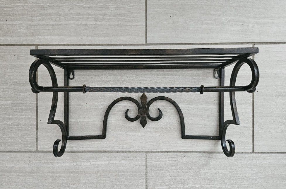 Decorative Metal Wall Shelf 
