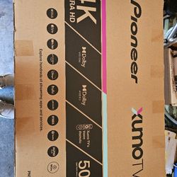 Brand New 50" Pioneer 4k Smart Tv