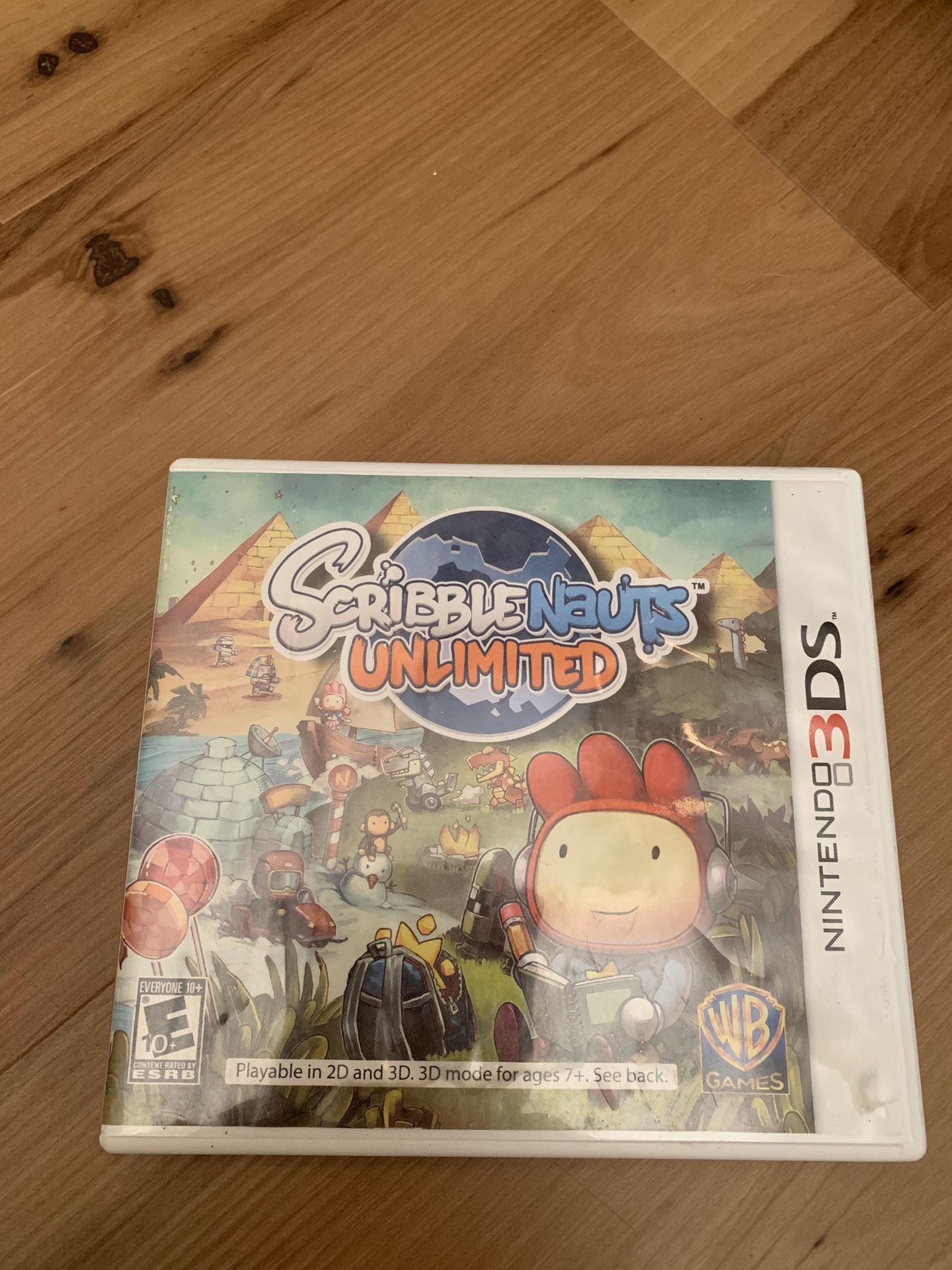 Scribblenauts unlimited for Nintendo Ds case/game/instructions