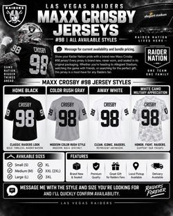 Las Vegas Raiders Maxx Crosby #98 Jerseys
