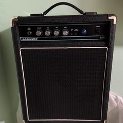Acoustic Bass Combo Model B10 Guitar Amp Amplifier Works Nice