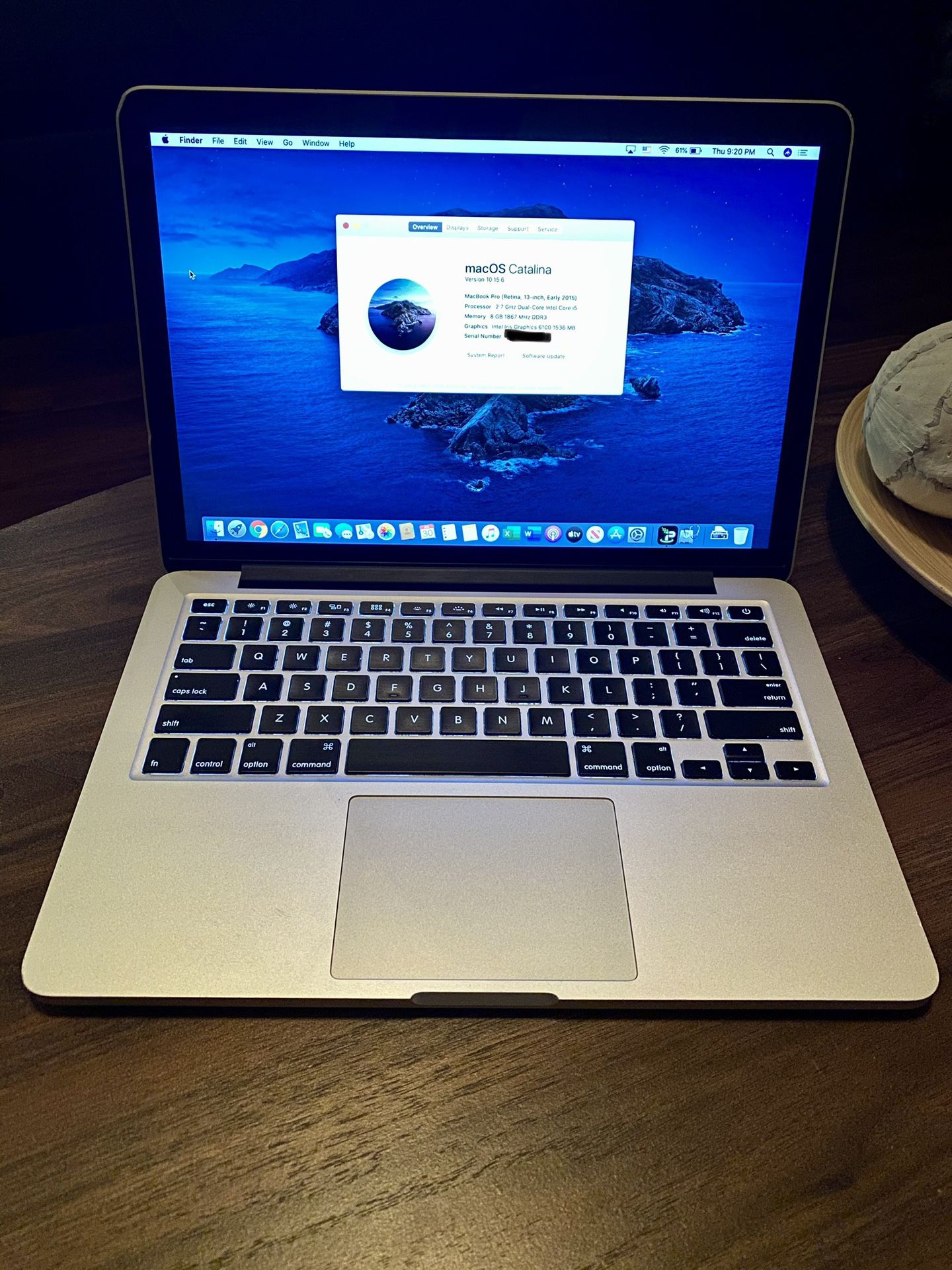 MacBook Pro 13 Retina 2015 i5 8GB Catalina