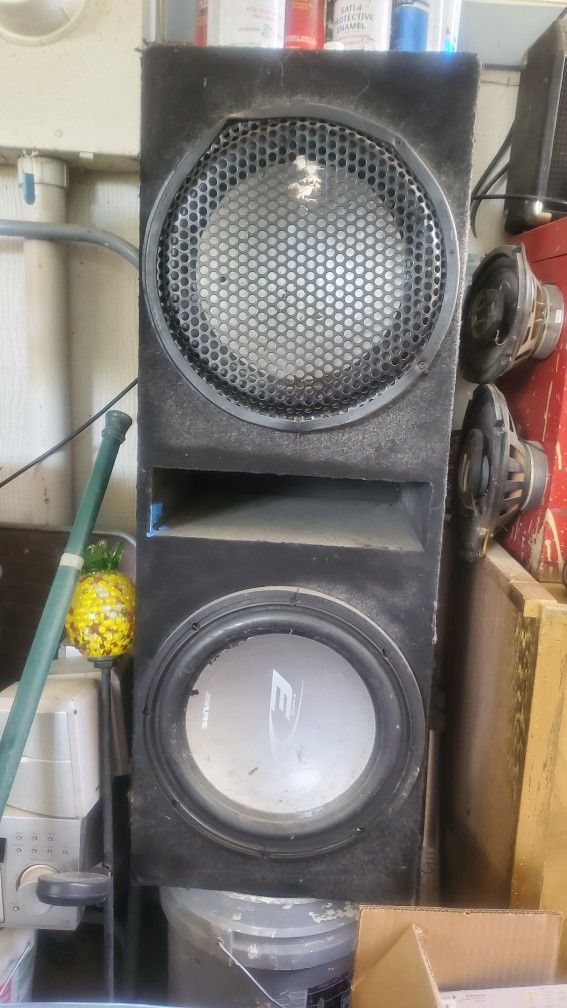 2 Alpine 12 Inch Subs 