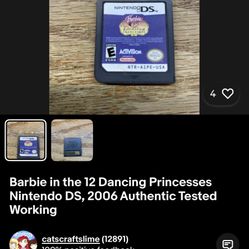 Ds Game Barbie 