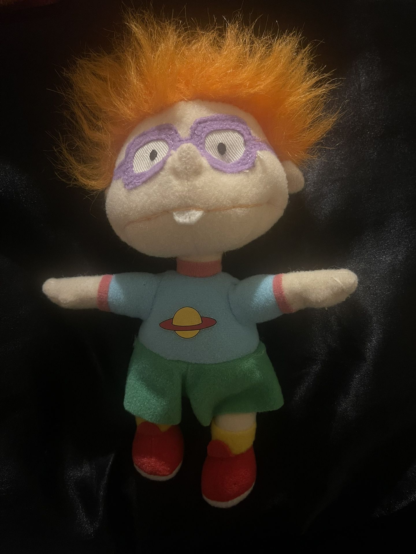 Vintage Rugrats Chuckie Finster Doll Plush 