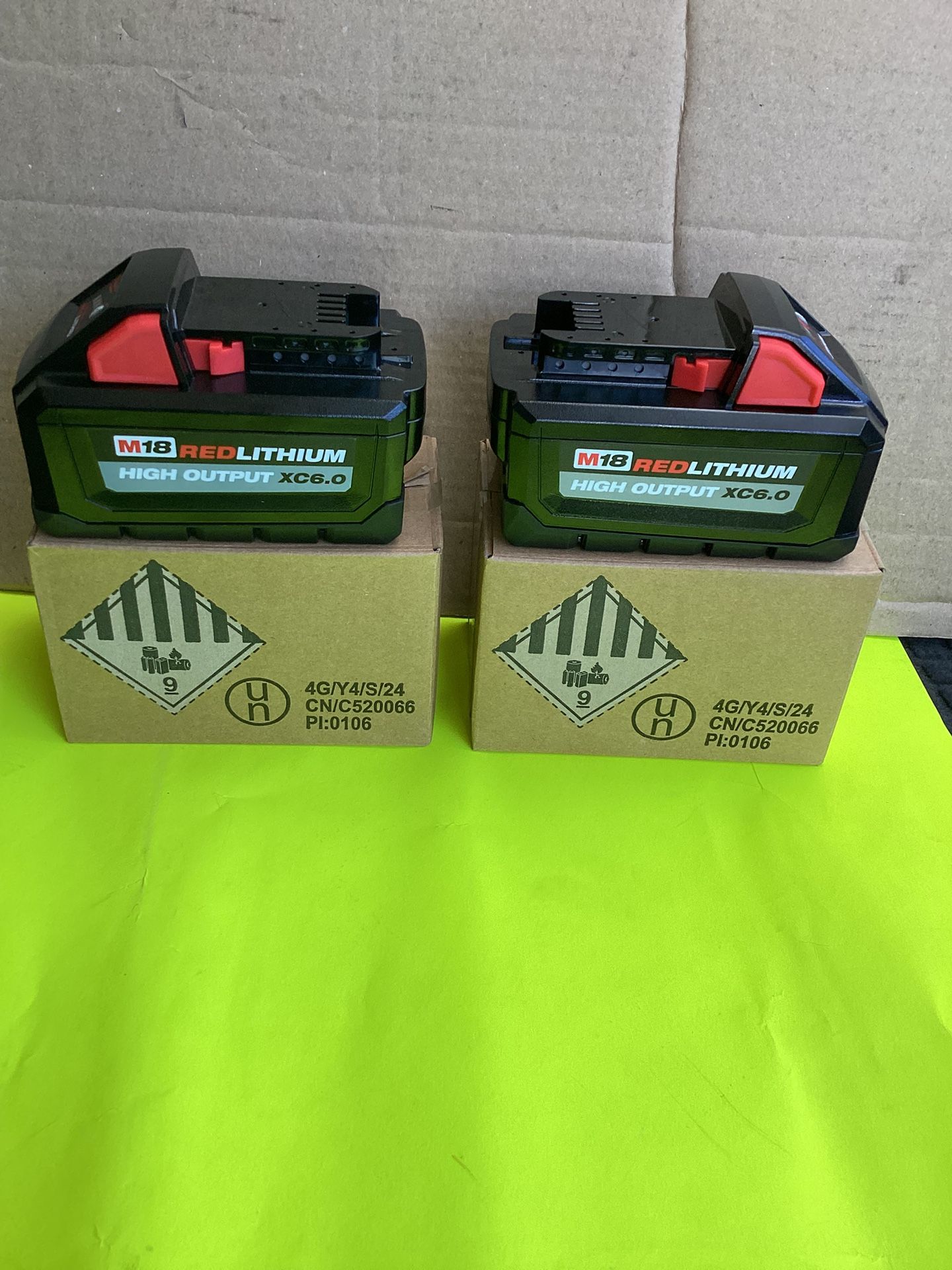 MILWAUKEE M18 18-VOLT LITHIUM-ION 6.0 AH HIGH OUTPUT BATTERY