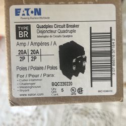 Eaton Breaker 2-20amp 2pole