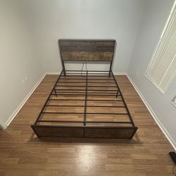 Queen size bed frame
