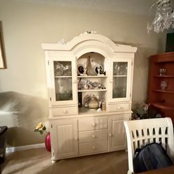 Dinning Table And Bar Cabinet