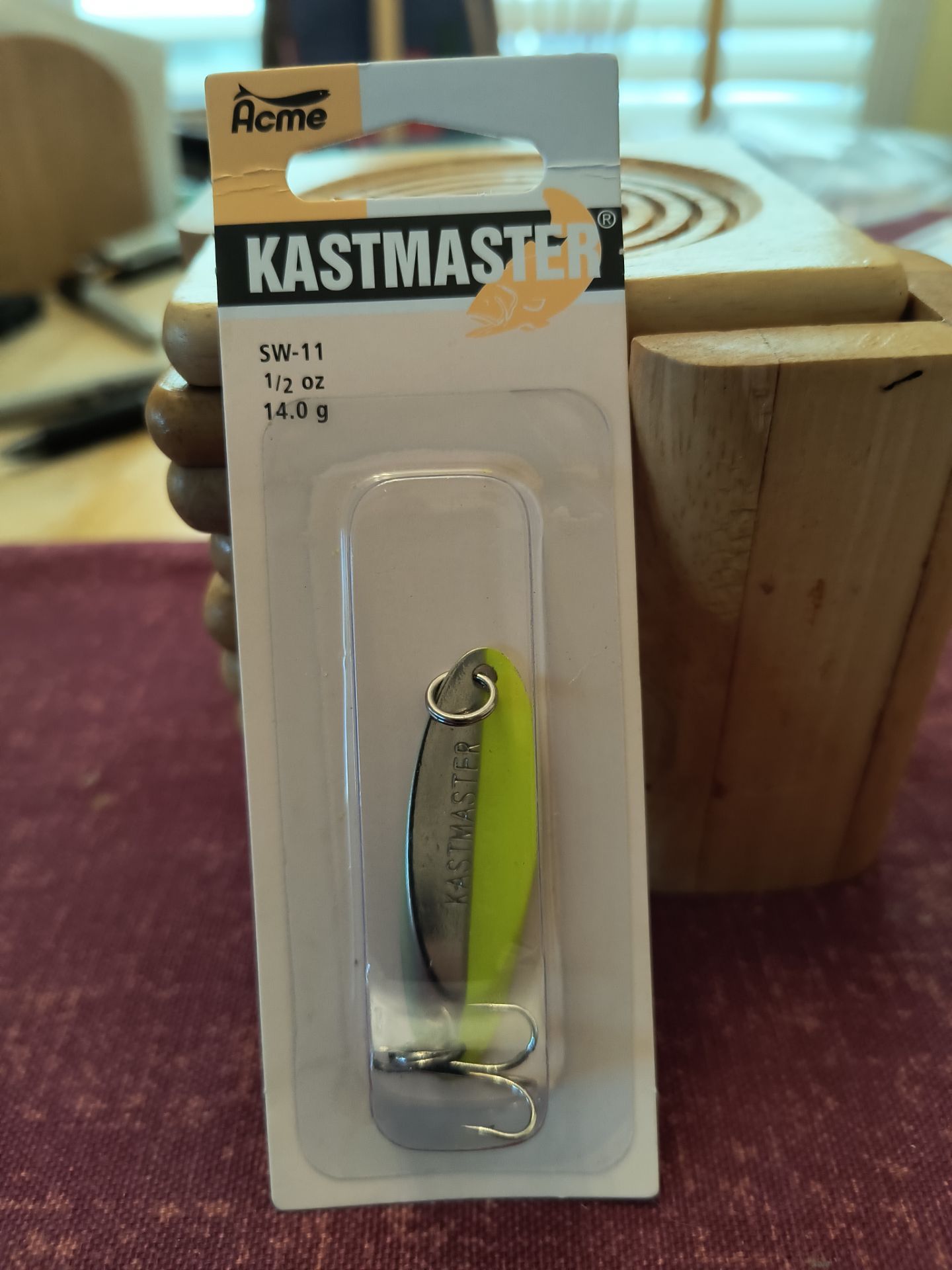 FISHING KASTMASTER 1/2 oz CHROME/GREEN