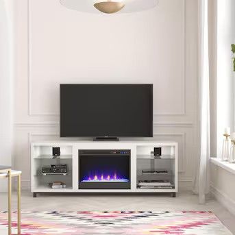 *Brand New* CosmoLiving Westchester Fireplace TV Stand, White