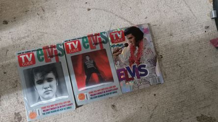 Elvis- TV Guides Magazines