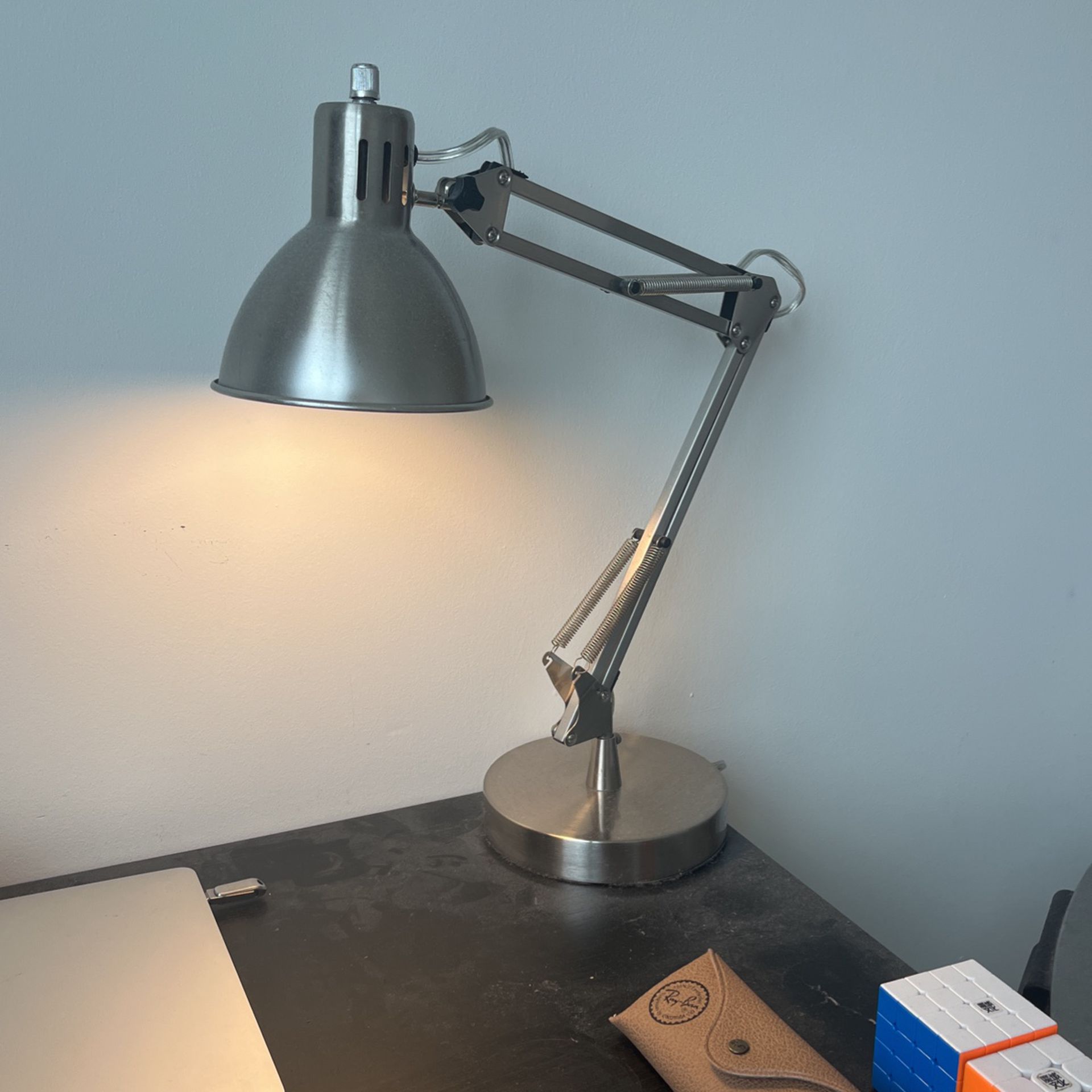 Silver Architect Desk Lamp (No bulb)