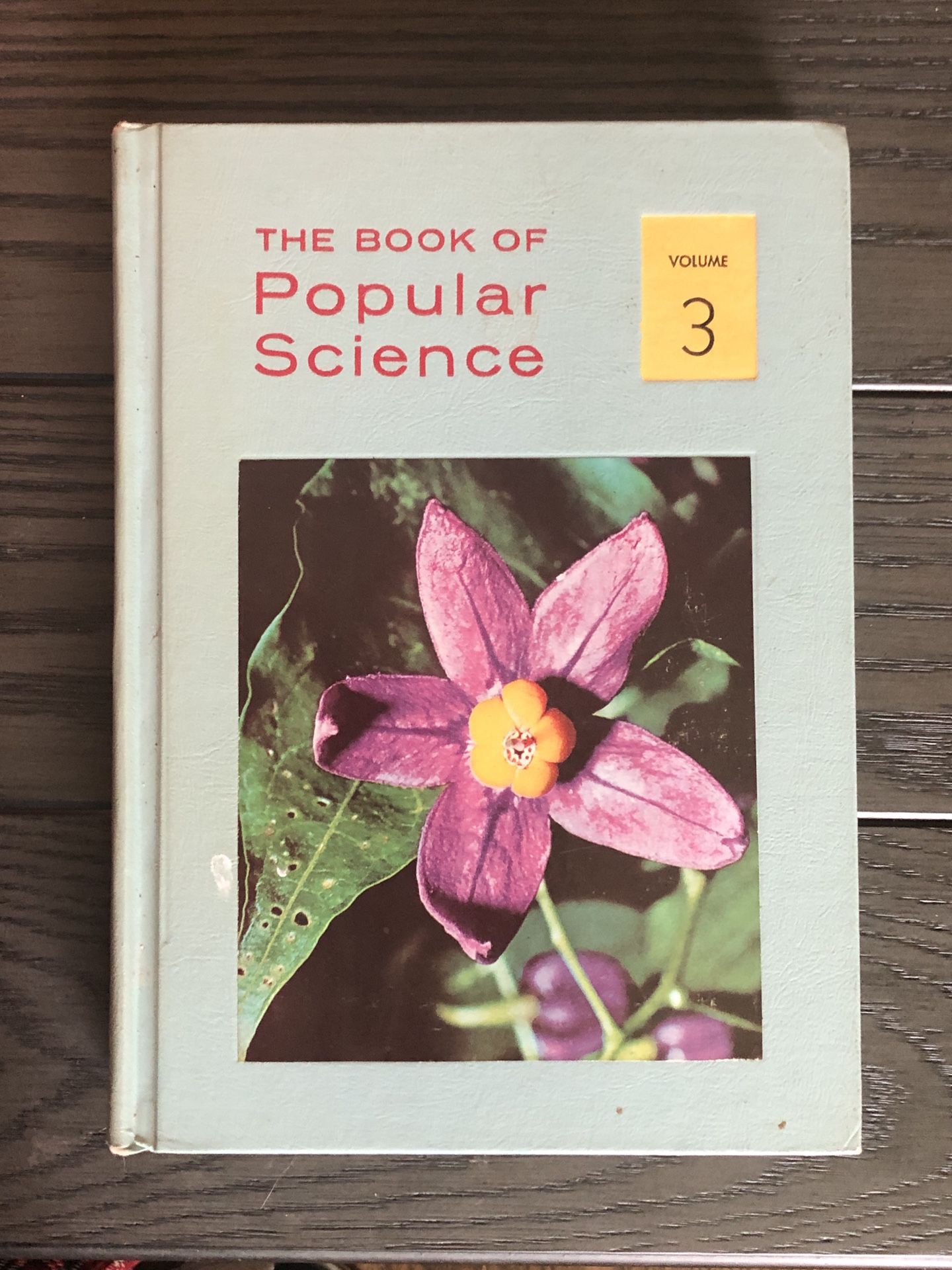 Vtg 1964 Grislier Book If Popular Science Vol 3 Hardcover Encyclopedia