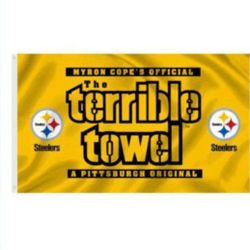Steelers Terrible Towel Flag 