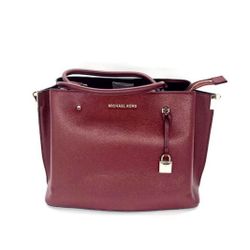 Michael Kors Large Satchel Leather Handbag 