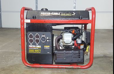 Porter Cable 5,500/9,200 Watts Gas Generator