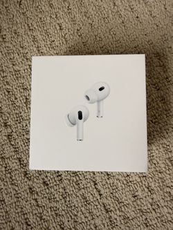 Used - Like New - Apple Airpods pro 2 model# MQD83AM/A  Comes with all extra new ear tips and charging cable. Box included. 