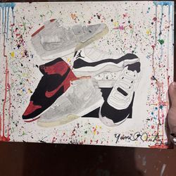 Unique Jordans Painting