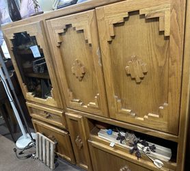 Brown cabinet 