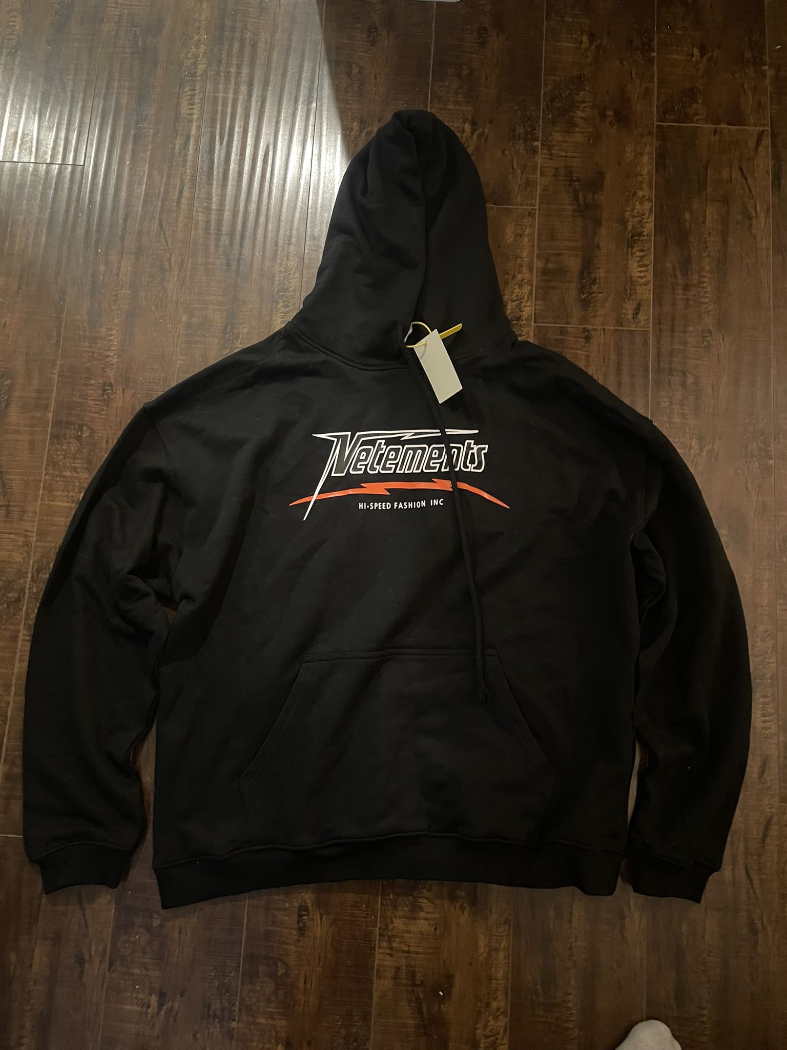 Large Vetements Hi Speede Hoodie