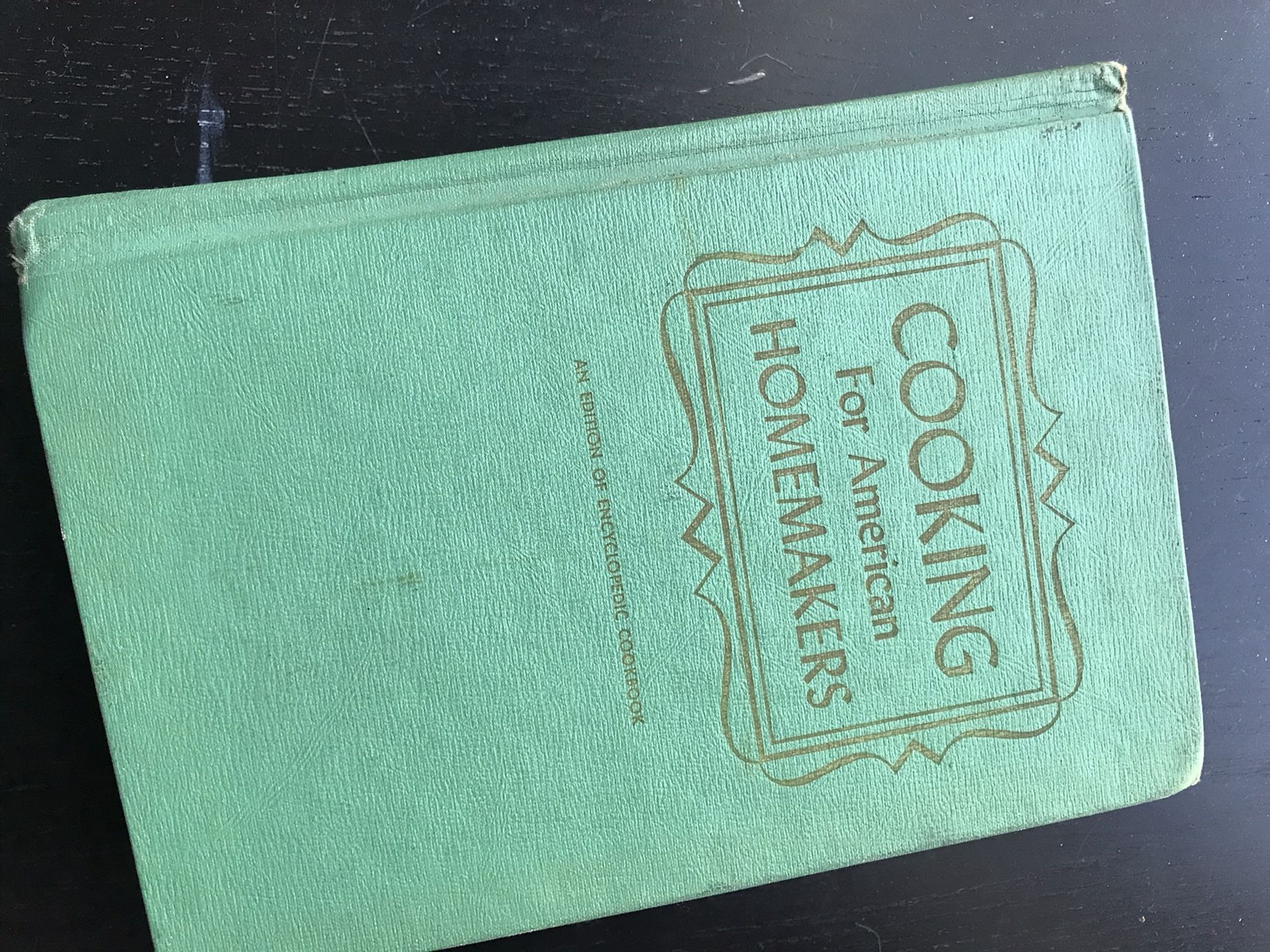 Vintage Cookbook Encyclopedia 