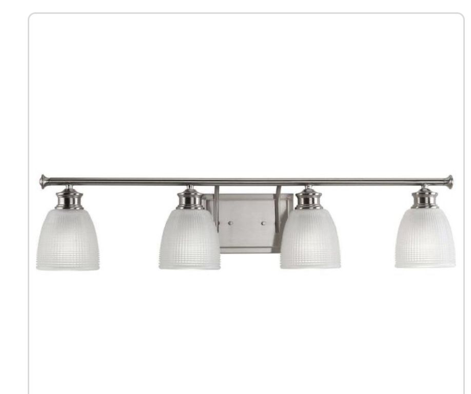 Progress Lightning 4light Brushed Nickel