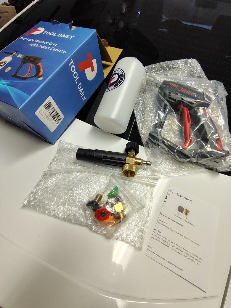 Pressure Washer Gun & Foam Cannon